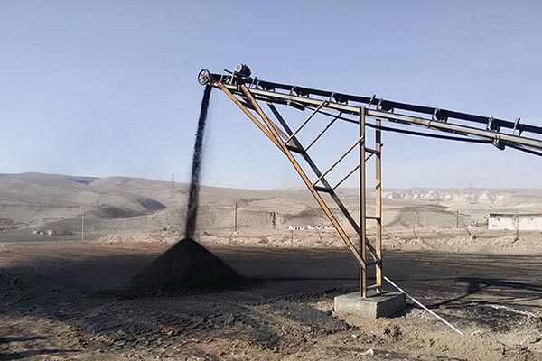 新疆伊寧粉煤灰烘干現場